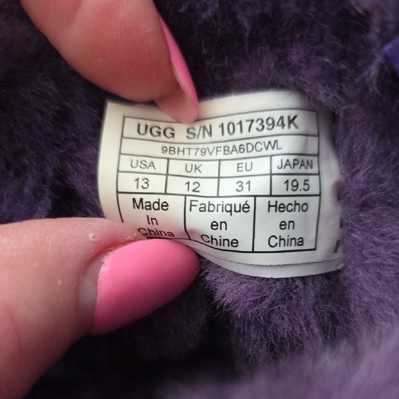 UGG Purple Fur-Lined Boots - Picture 4 of 5